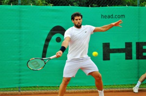 Federico Gaio all'esordio in singolare dell' ATP Challneger Intermek