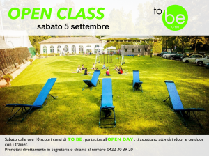 Open Day alla palestra di Treviso To Be Gym